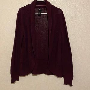 Women Purple Cardigan